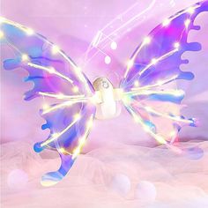 Electrical Butterfly Wings Toy With Music Lights For Girls