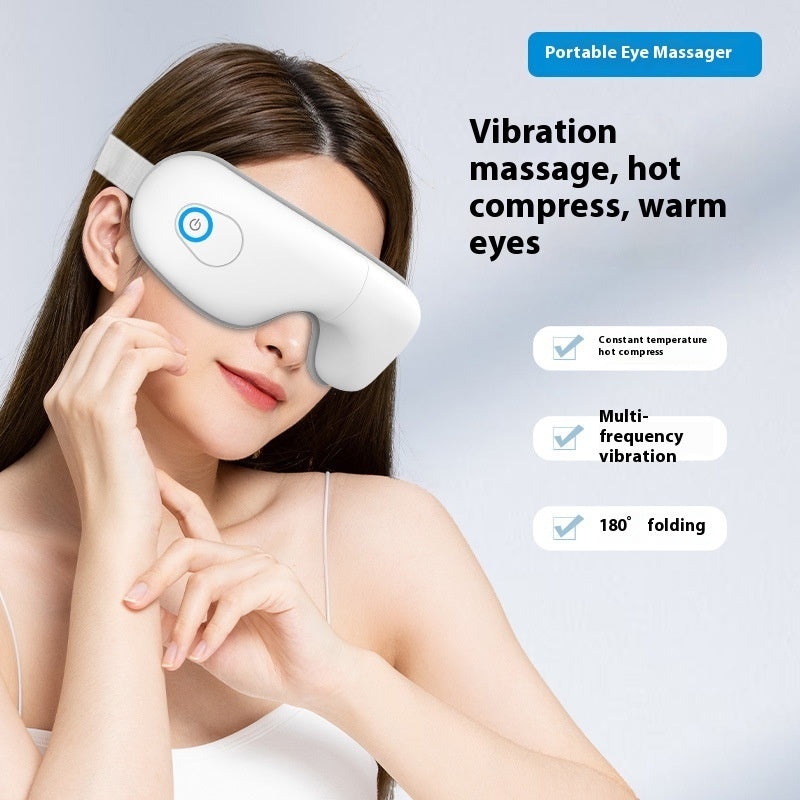 Smart Charging Convenient Air Pressure Vibration Hot Compress Sleeping Eye Mask Bluetooth Music