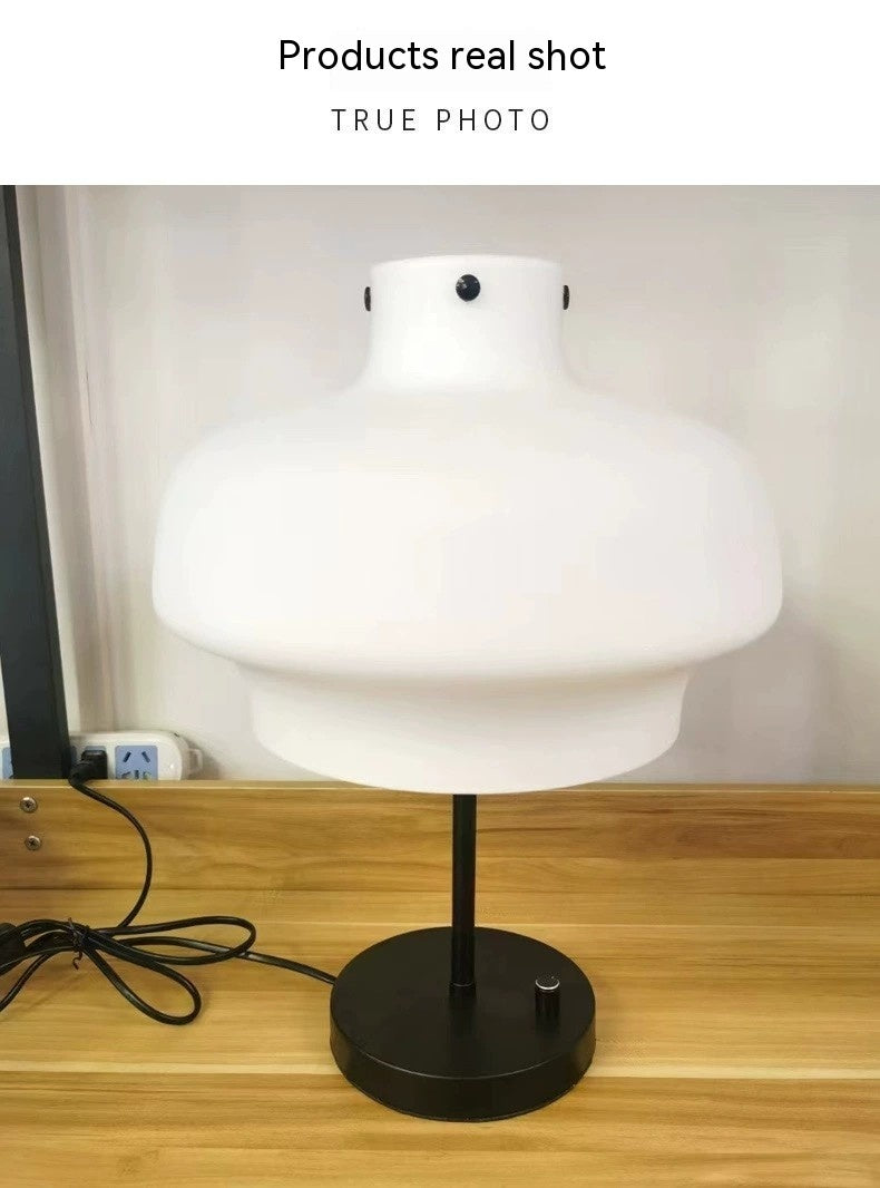 Nordic Cozy Bedroom Bedside Glass Lamp