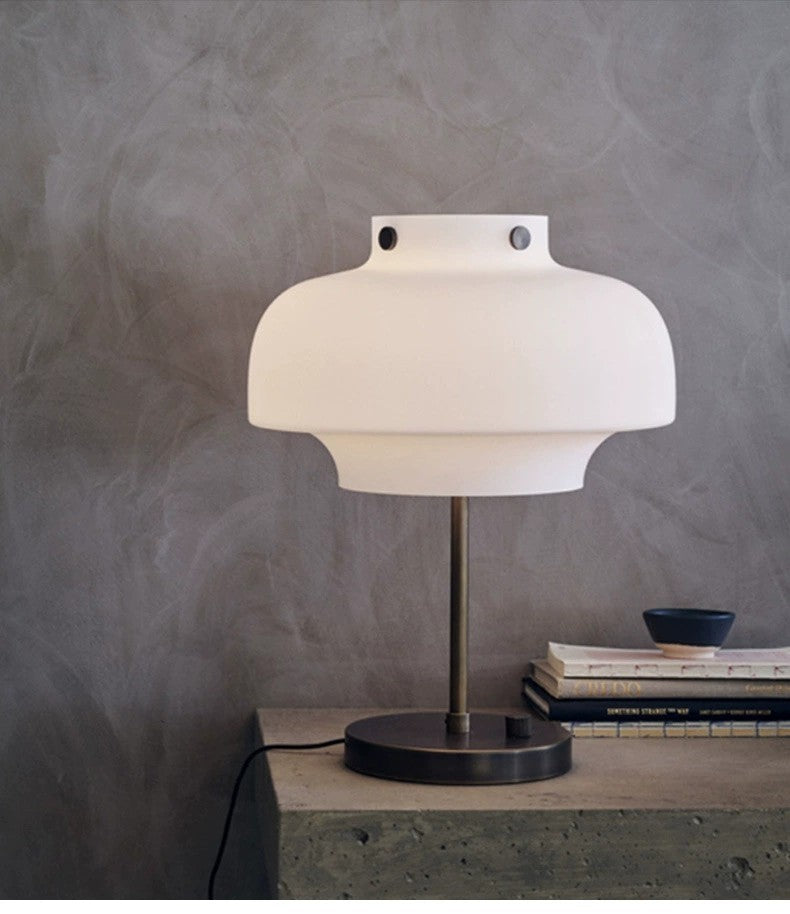 Nordic Cozy Bedroom Bedside Glass Lamp