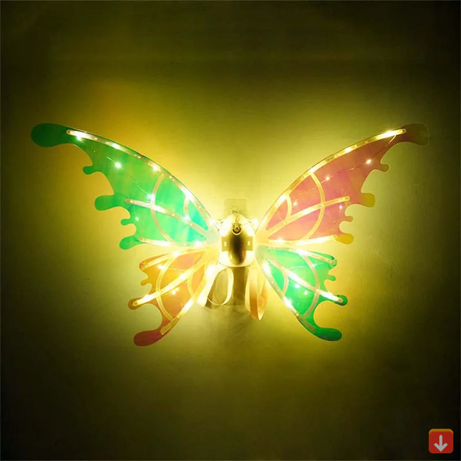 Electrical Butterfly Wings Toy With Music Lights For Girls